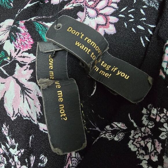 🆕️ AFRM Caley Wrap Long Sleeve Midi Dress in Pink Floral Print - Picture 13 of 13